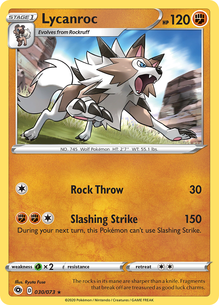 Lycanroc (030/073) [Sword & Shield: Champion's Path] | Nerdhalla Games