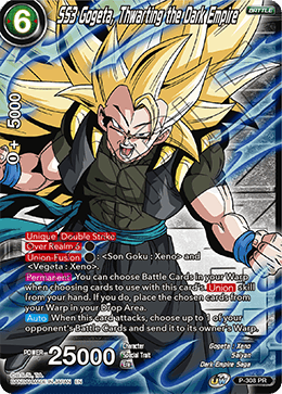 SS3 Gogeta, Thwarting the Dark Empire (Winner Stamp) (P-308_PR) [Tournament Promotion Cards] | Nerdhalla Games