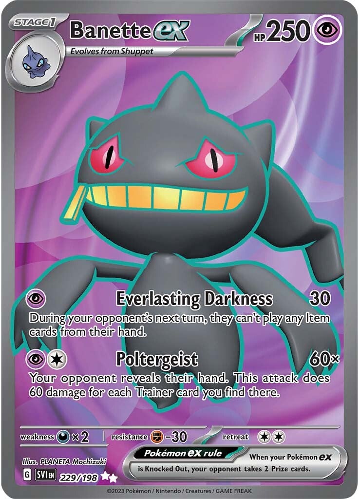 Banette ex (229/198) [Scarlet & Violet: Base Set] | Nerdhalla Games