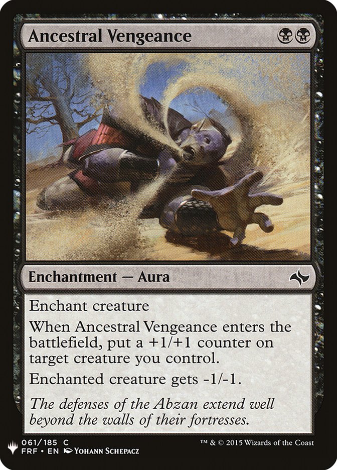 Ancestral Vengeance [Mystery Booster] | Nerdhalla Games