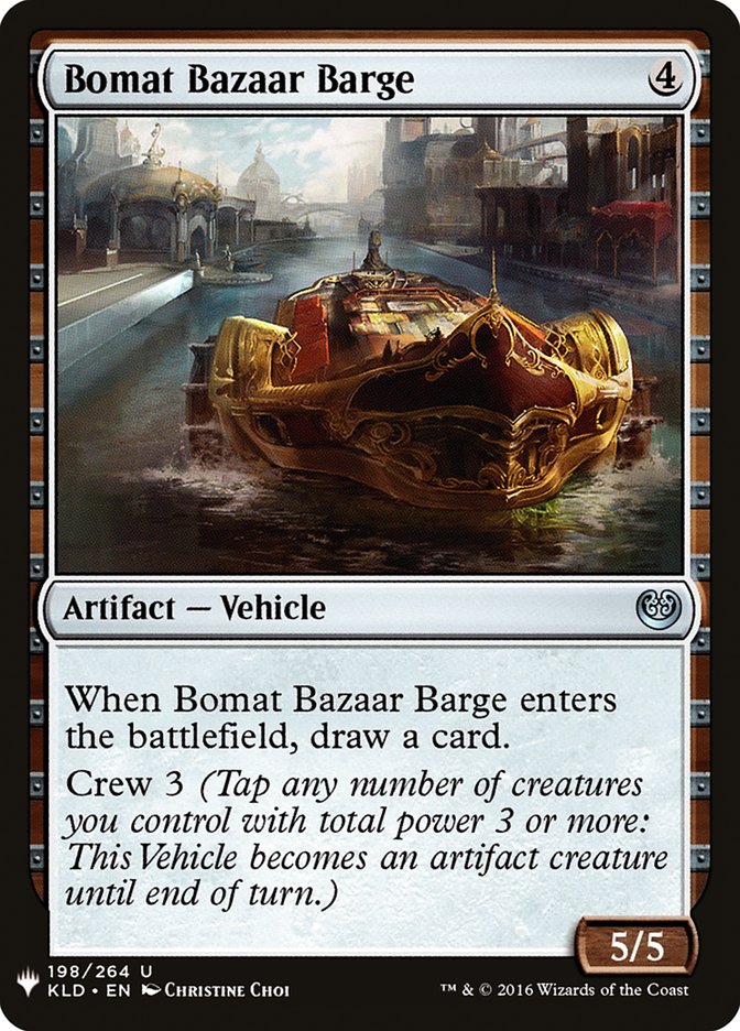 Bomat Bazaar Barge [Mystery Booster] | Nerdhalla Games