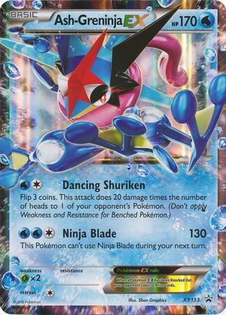 Ash-Greninja EX (XY133) (Jumbo Card) [XY: Black Star Promos] | Nerdhalla Games