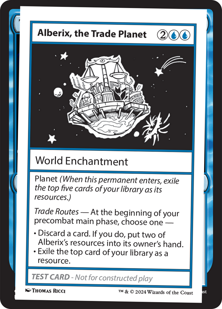 Alberix, the Trade Planet [Mystery Booster 2 Playtest Cards] | Nerdhalla Games