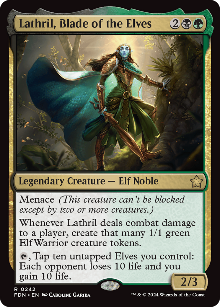 Lathril, Blade of the Elves [Foundations] | Nerdhalla Games