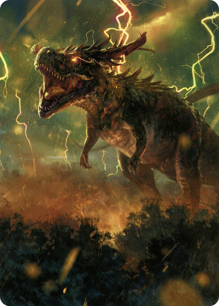 Thrasta, Tempest's Roar Art Card (42) [Modern Horizons 2 Art Series] | Nerdhalla Games