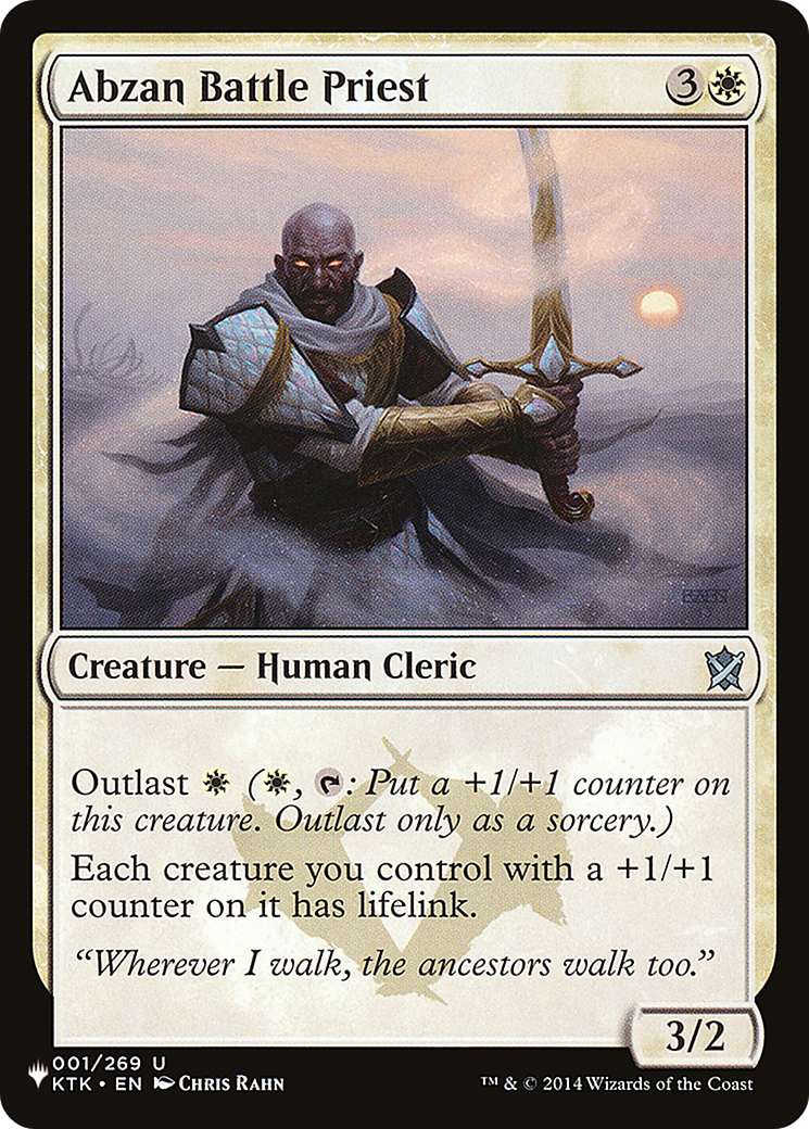 Abzan Battle Priest [The List Reprints] | Nerdhalla Games