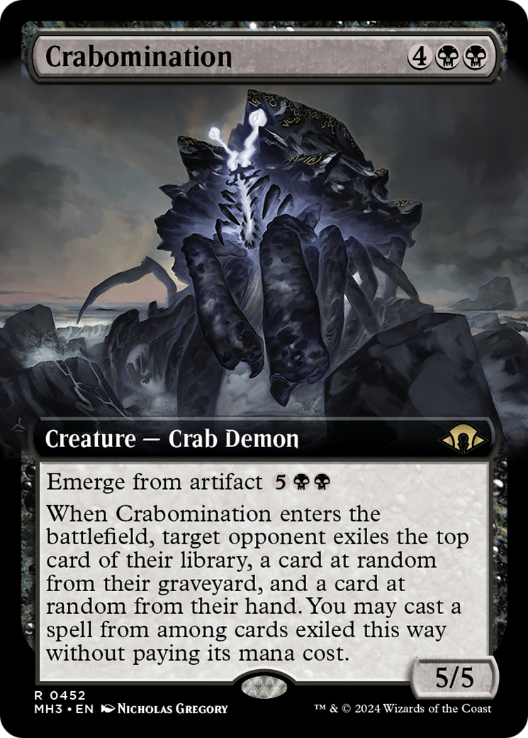 Crabomination (Extended Art) [Modern Horizons 3] | Nerdhalla Games