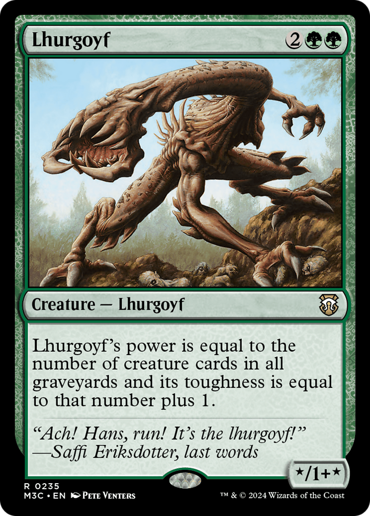 Lhurgoyf [Modern Horizons 3 Commander] | Nerdhalla Games