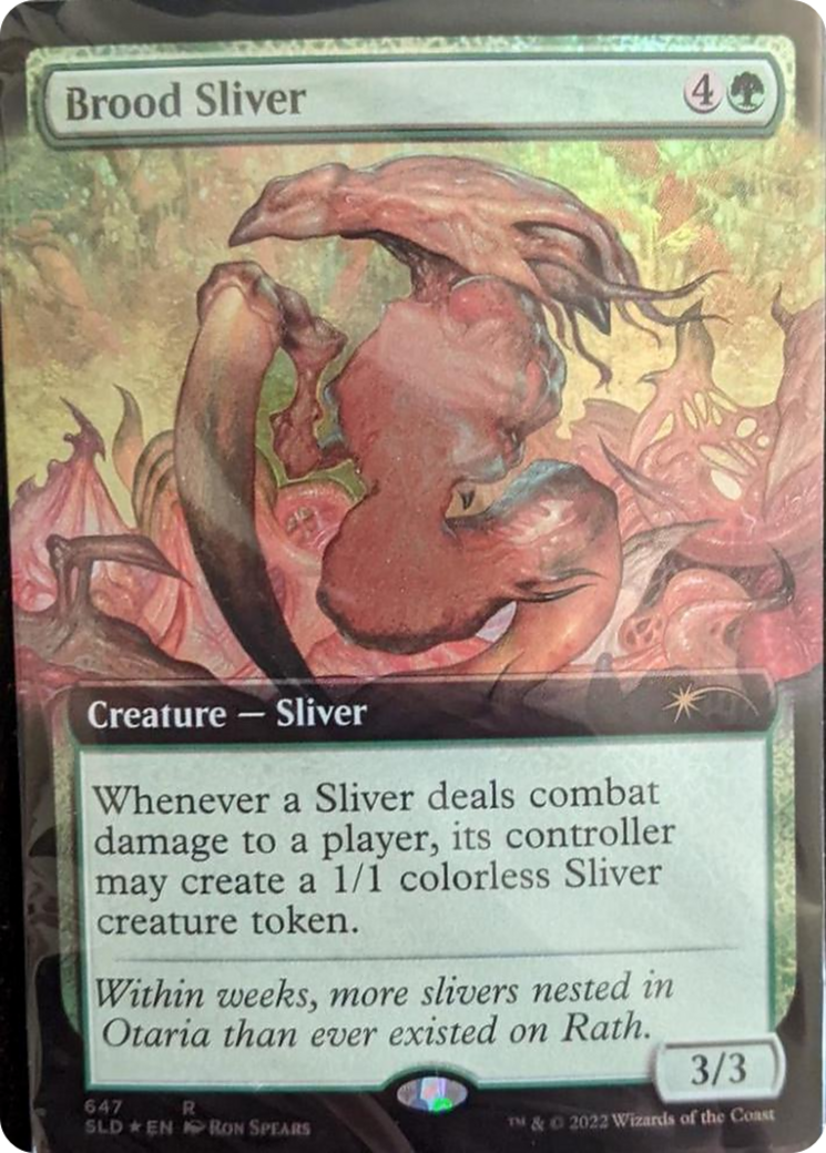 Brood Sliver (Extended Art) [Secret Lair Drop Promos] | Nerdhalla Games