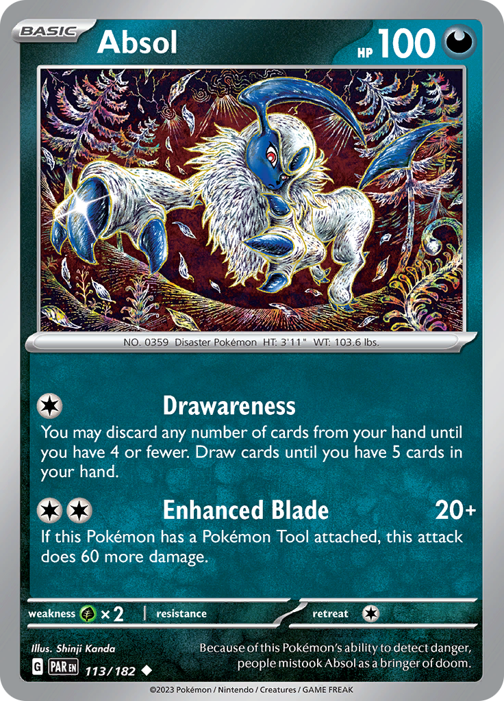 Absol (113/182) [Scarlet & Violet: Paradox Rift] | Nerdhalla Games