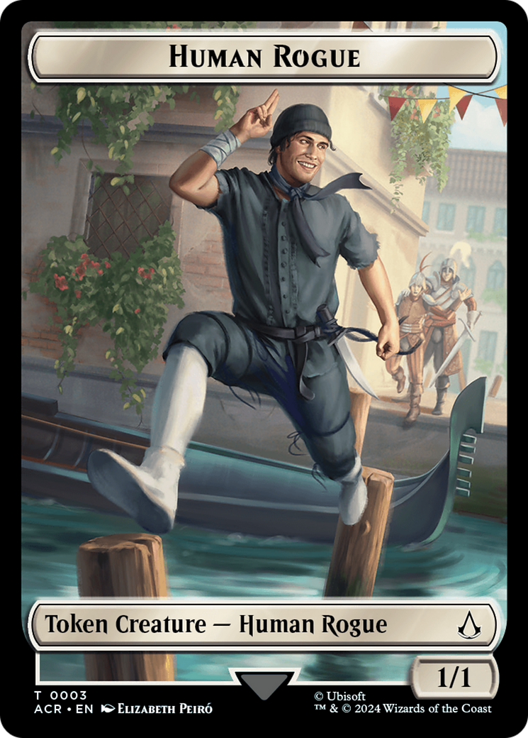 Human Rogue Token [Assassin's Creed Tokens] | Nerdhalla Games