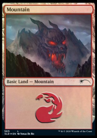 Mountain (Develish) (565) [Secret Lair Drop Promos] | Nerdhalla Games