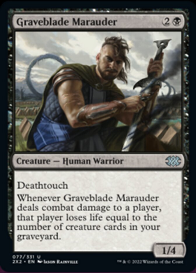 Graveblade Marauder [Double Masters 2022] | Nerdhalla Games