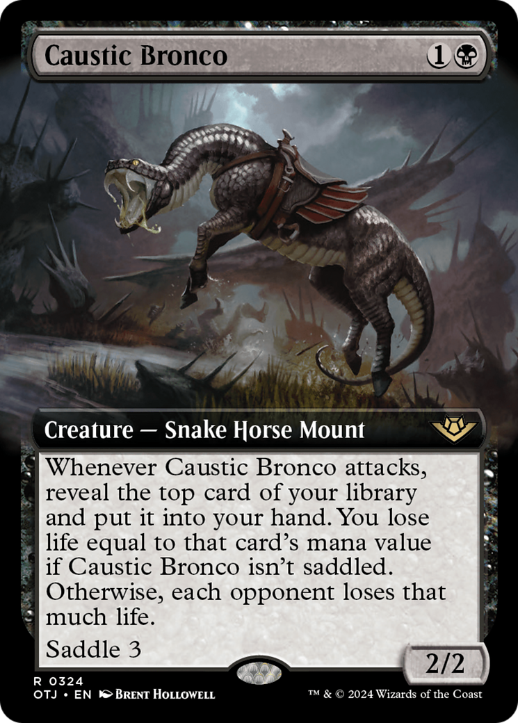 Caustic Bronco (Extended Art) [Outlaws of Thunder Junction] | Nerdhalla Games