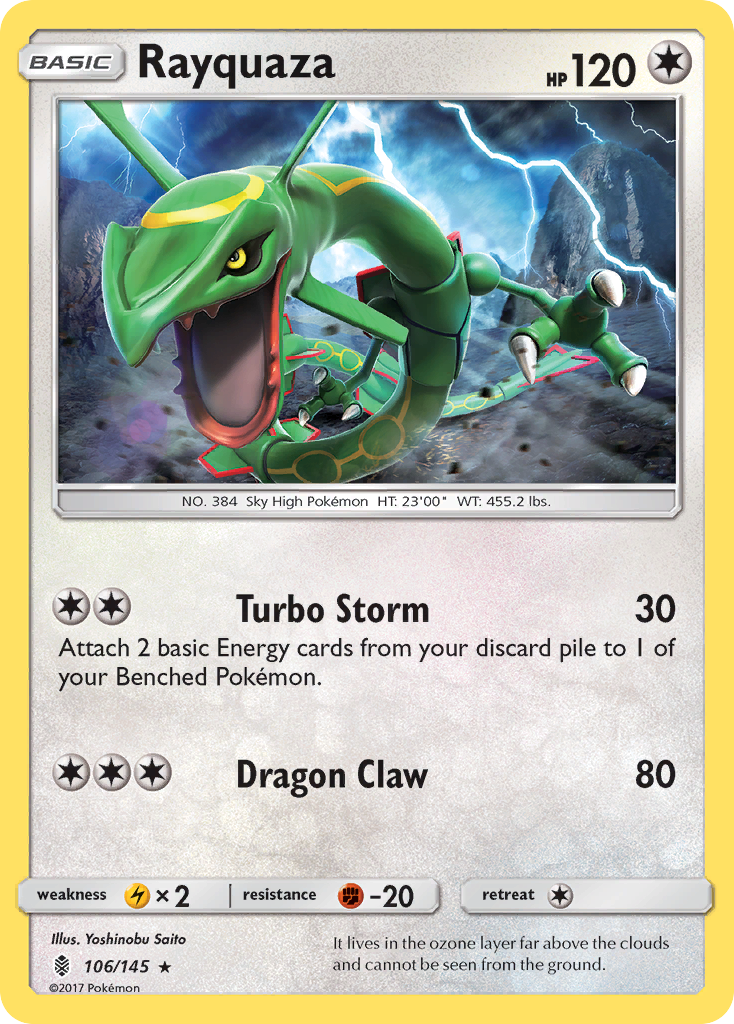 Rayquaza (106/145) [Sun & Moon: Guardians Rising] | Nerdhalla Games