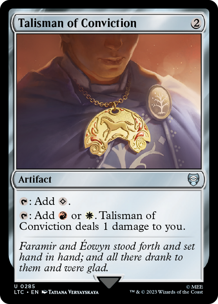 Talisman of Conviction [The Lord of the Rings: Tales of Middle-Earth Commander] | Nerdhalla Games