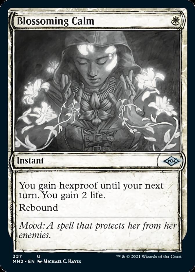 Blossoming Calm (Sketch) [Modern Horizons 2] | Nerdhalla Games