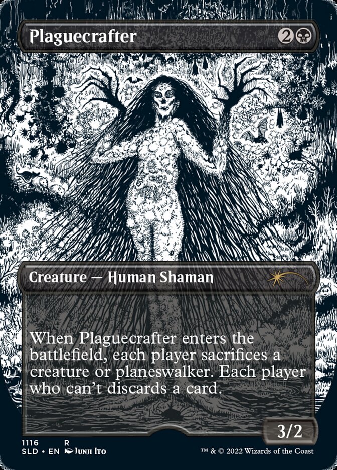 Plaguecrafter (Borderless Etched Foil) [Secret Lair Drop Series] | Nerdhalla Games