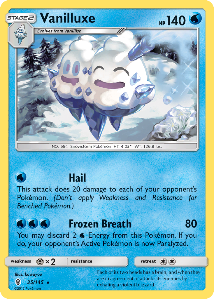 Vanilluxe (35/145) [Sun & Moon: Guardians Rising] | Nerdhalla Games