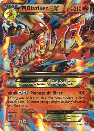 M Blaziken EX (XY86) (Jumbo Card) [XY: Black Star Promos] | Nerdhalla Games