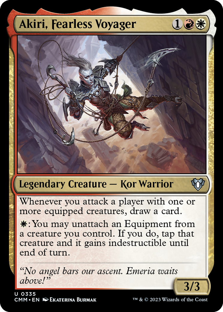 Akiri, Fearless Voyager [Commander Masters] | Nerdhalla Games