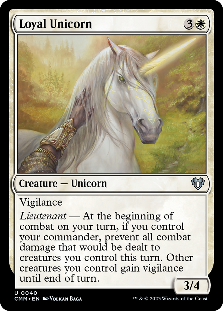 Loyal Unicorn [Commander Masters] | Nerdhalla Games