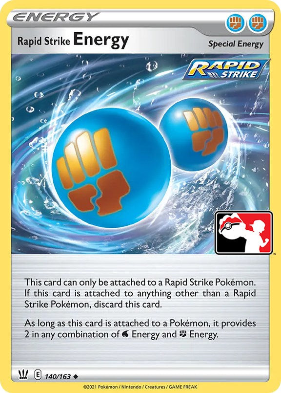 Rapid Strike Energy (140/163) [Prize Pack Series Two] | Nerdhalla Games