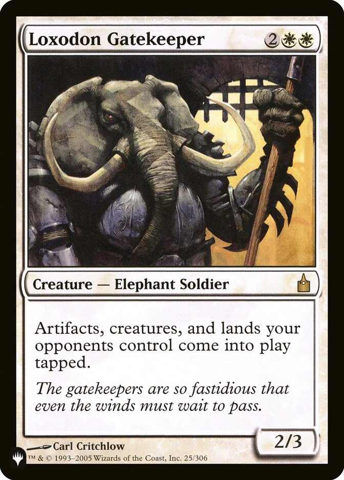 Loxodon Gatekeeper [The List] | Nerdhalla Games