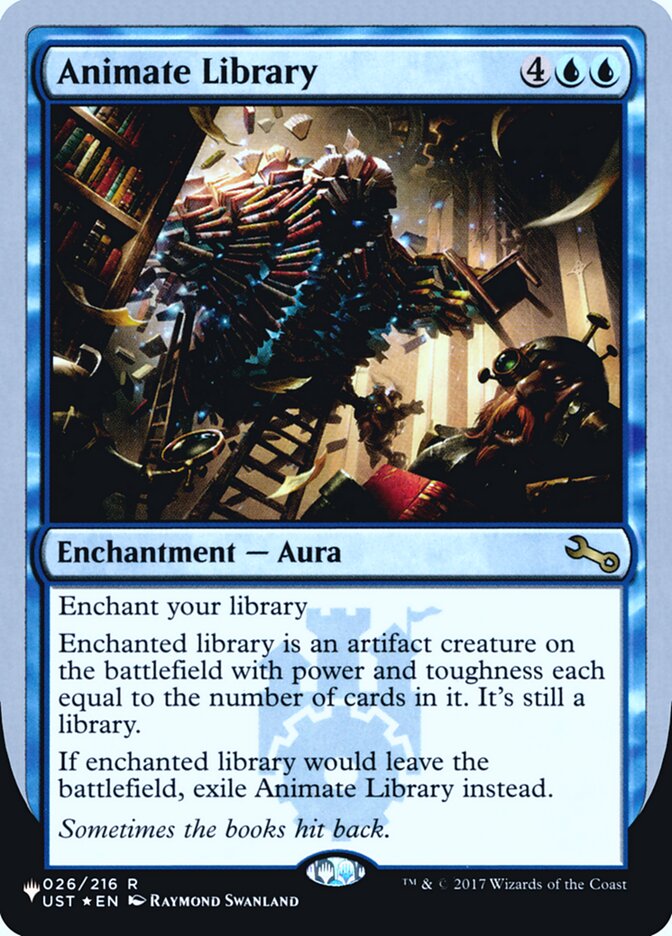 Animate Library (Unfinity Foil Edition) [The List] | Nerdhalla Games