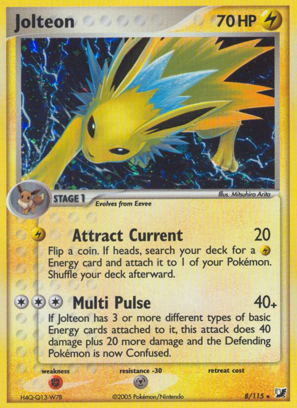 Jolteon (8/115) [EX: Unseen Forces] | Nerdhalla Games