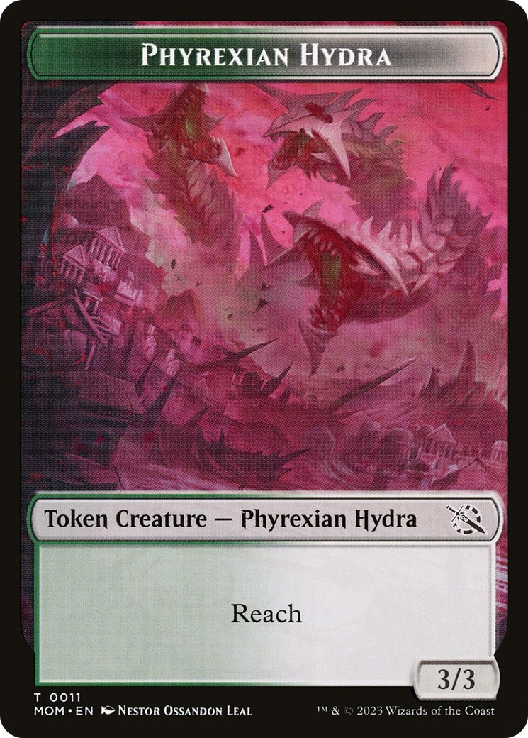 Phyrexian Myr // Phyrexian Hydra (11) Double-Sided Token [March of the Machine Tokens] | Nerdhalla Games