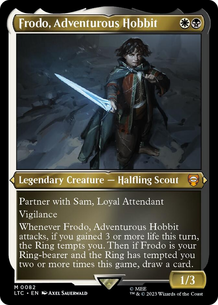 Frodo, Adventurous Hobbit (Display Commander) [The Lord of the Rings: Tales of Middle-Earth Commander] | Nerdhalla Games