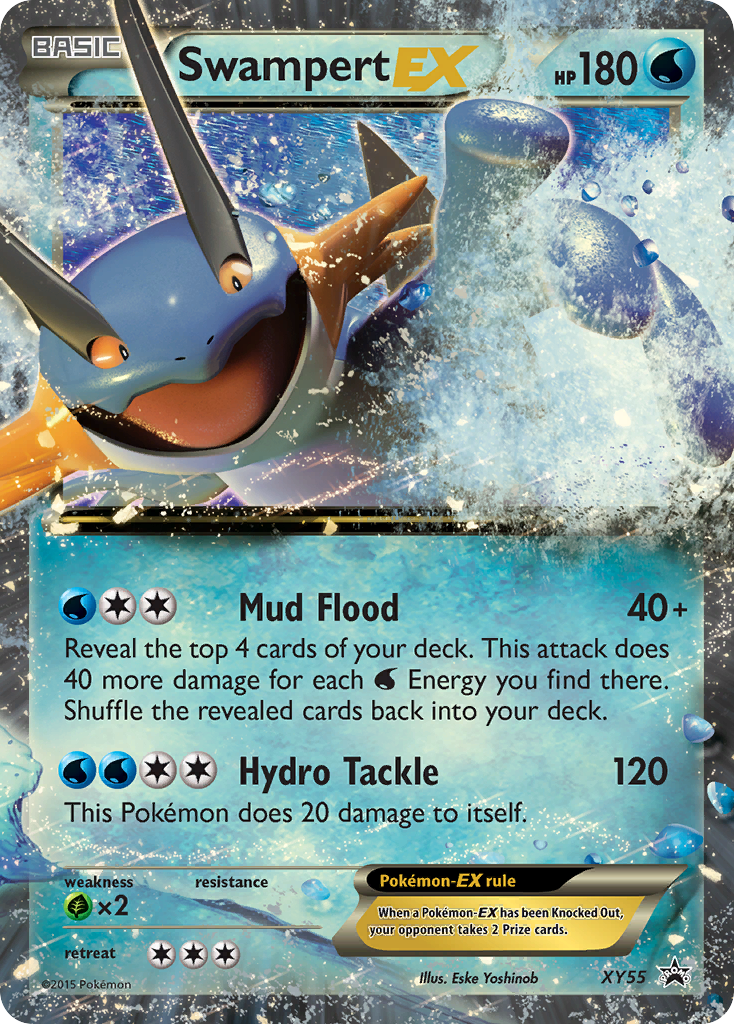 Swampert EX (XY55) [XY: Black Star Promos] | Nerdhalla Games