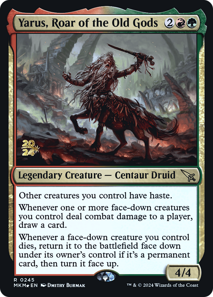 Yarus, Roar of the Old Gods [Murders at Karlov Manor Prerelease Promos] | Nerdhalla Games