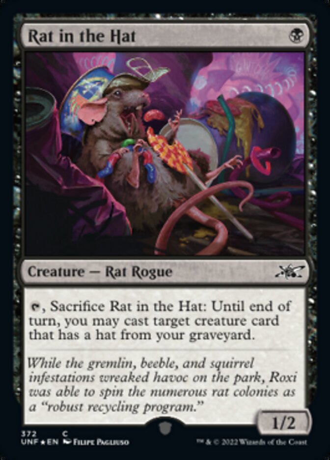 Rat in the Hat (Galaxy Foil) [Unfinity] | Nerdhalla Games