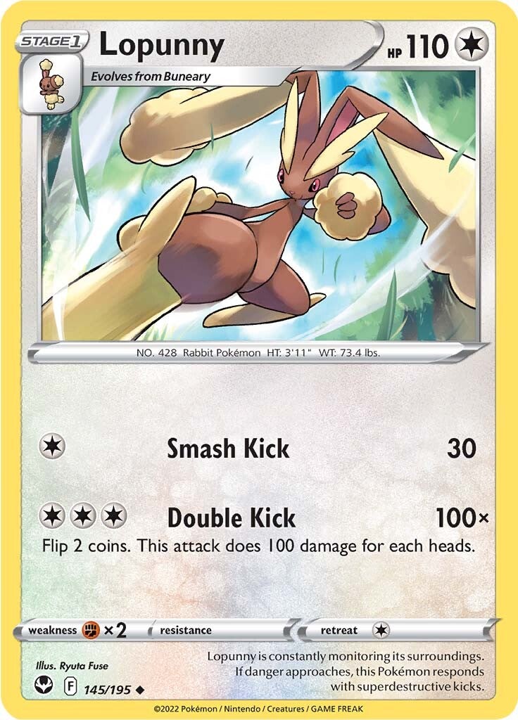 Lopunny (145/195) [Sword & Shield: Silver Tempest] | Nerdhalla Games