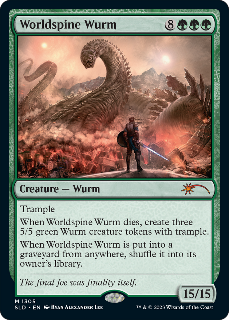 Worldspine Wurm [Secret Lair Drop Series] | Nerdhalla Games