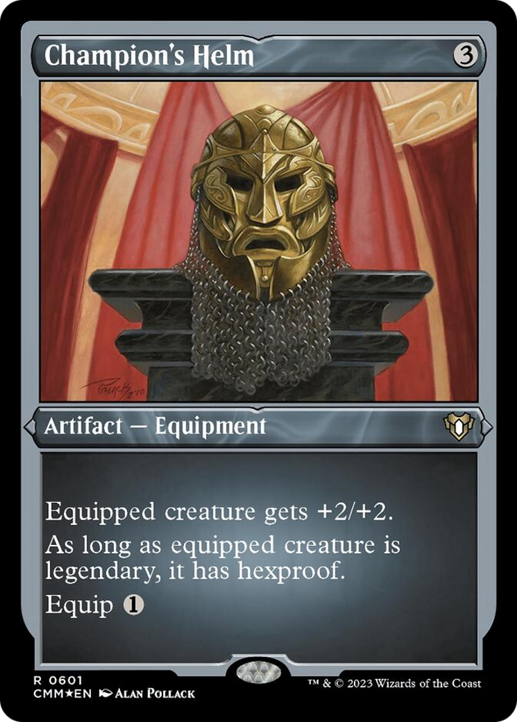 Champion's Helm (Foil Etched) [Commander Masters] | Nerdhalla Games