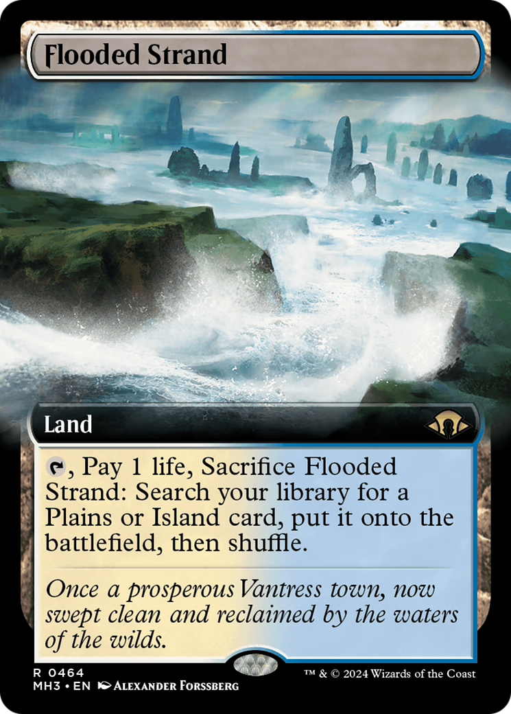 Flooded Strand (Extended Art) [Modern Horizons 3] | Nerdhalla Games