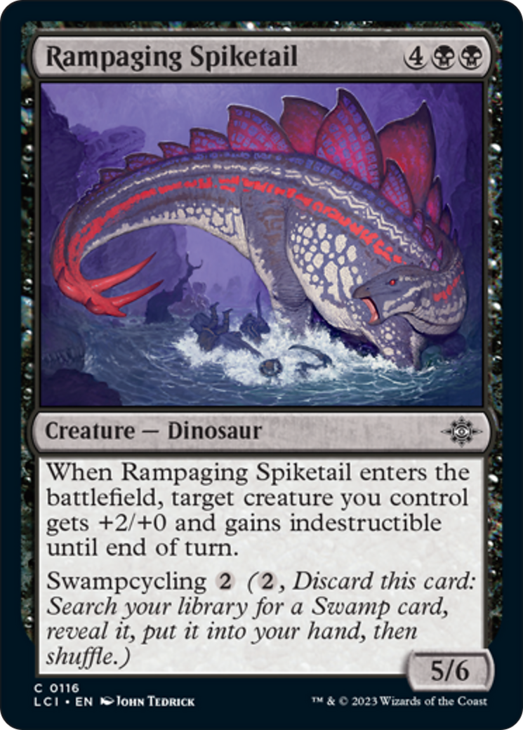 Rampaging Spiketail [The Lost Caverns of Ixalan] | Nerdhalla Games