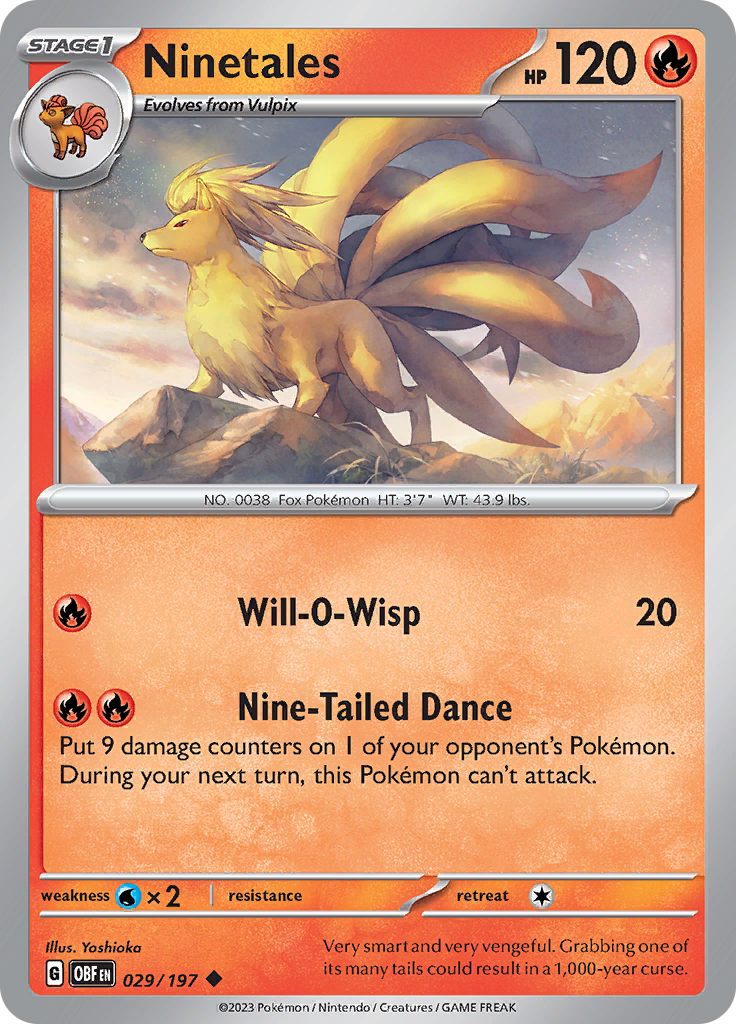 Ninetales (029/197) [Scarlet & Violet: Obsidian Flames] | Nerdhalla Games