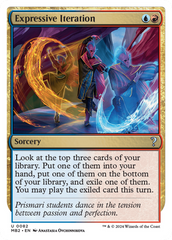 Expressive Iteration (White Border) [Mystery Booster 2] | Nerdhalla Games