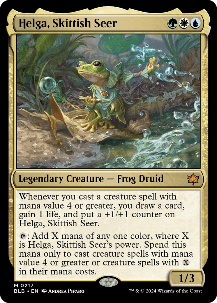 Helga, Skittish Seer [Bloomburrow] | Nerdhalla Games