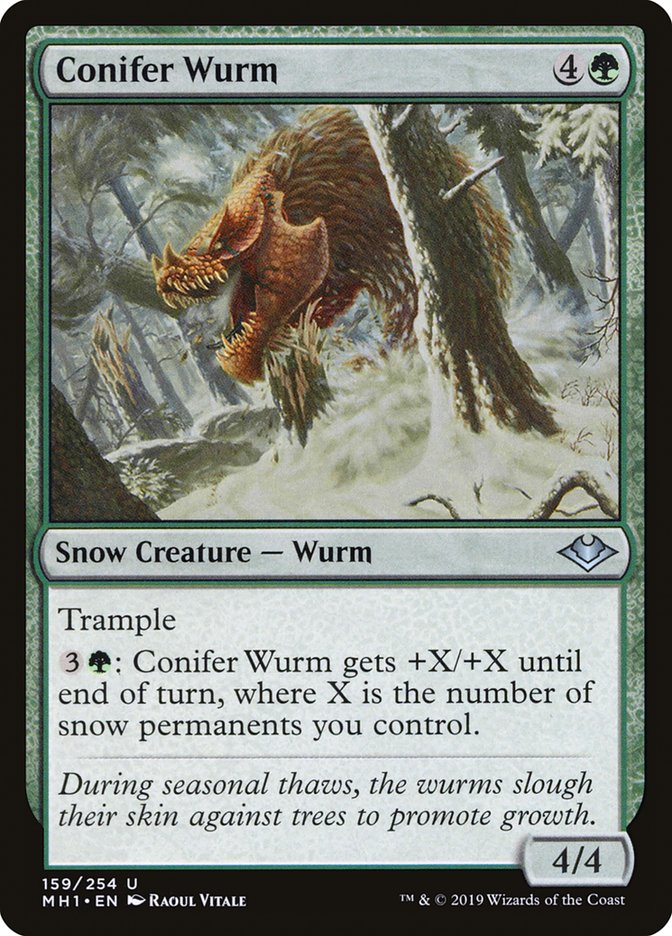 Conifer Wurm [Modern Horizons] | Nerdhalla Games