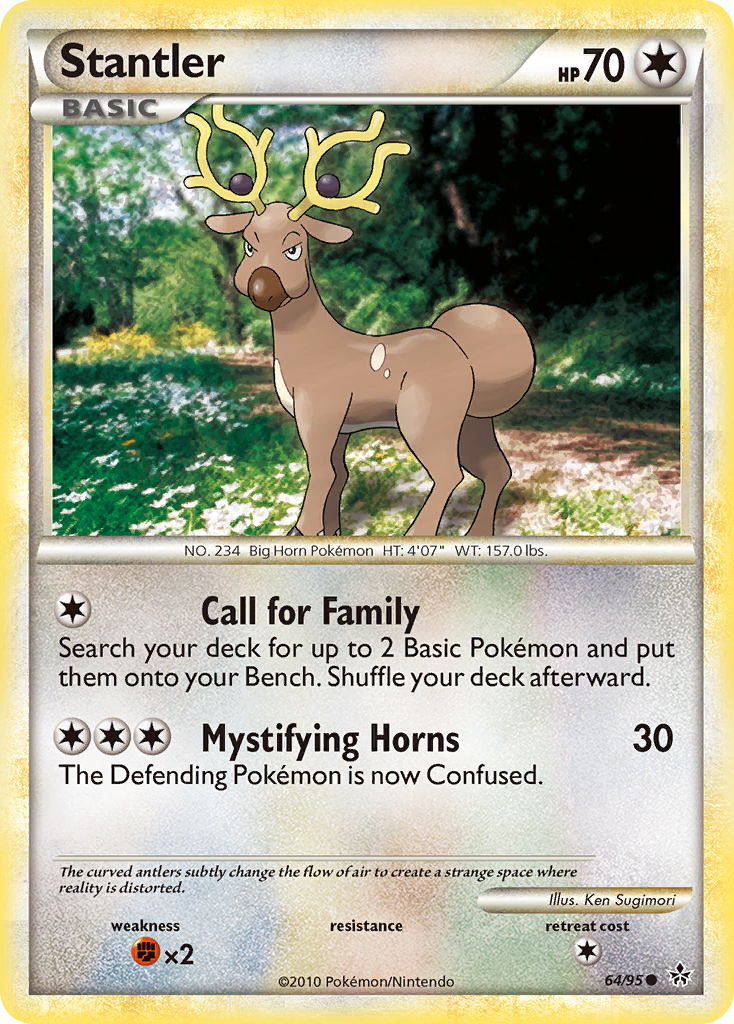 Stantler (64/95) [HeartGold & SoulSilver: Unleashed] | Nerdhalla Games