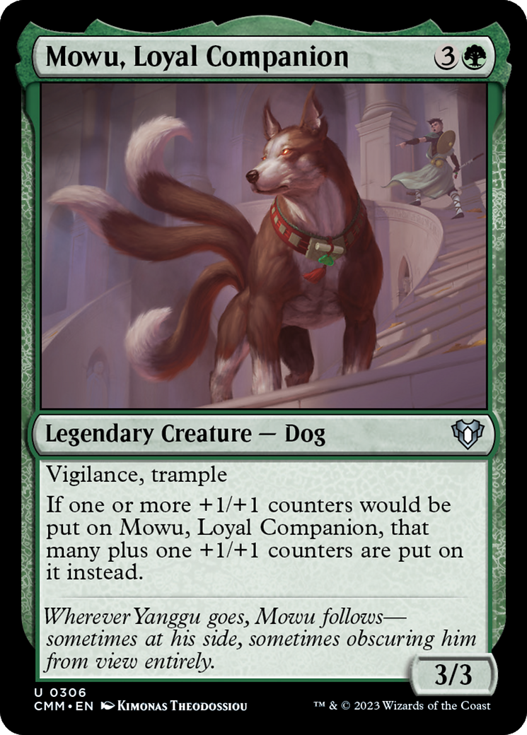 Mowu, Loyal Companion [Commander Masters] | Nerdhalla Games