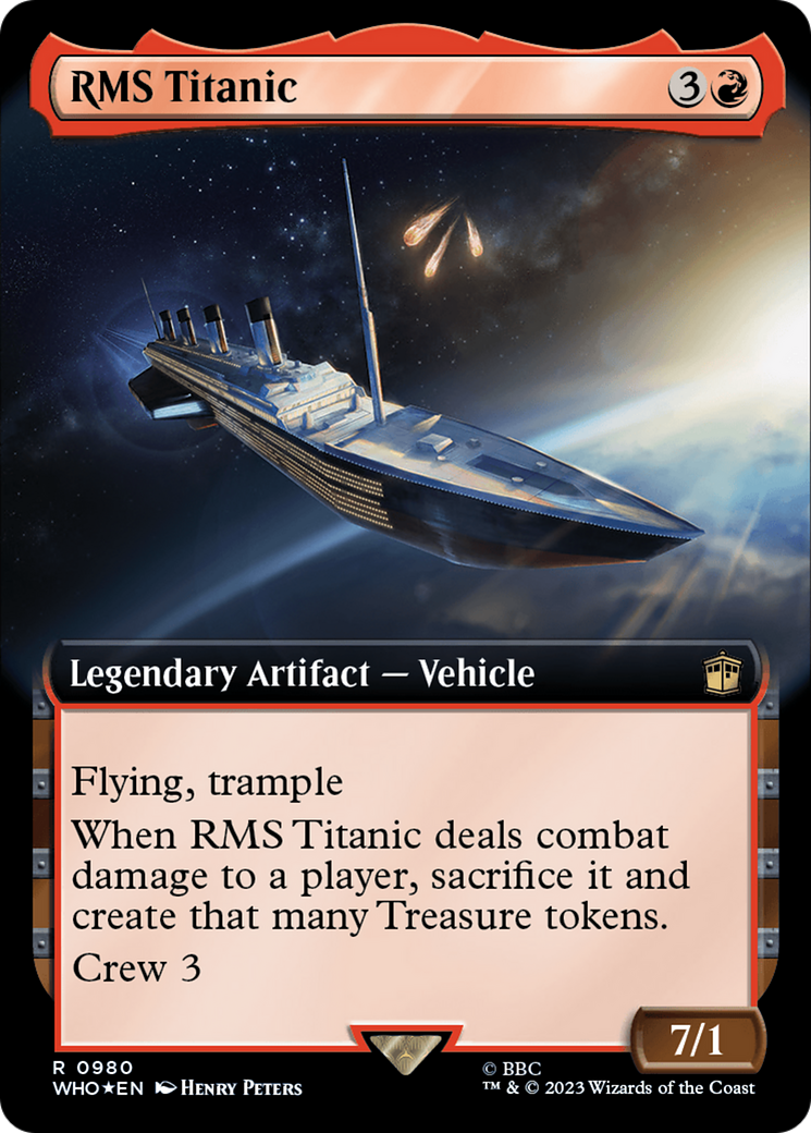 RMS Titanic (Extended Art) (Surge Foil) [Doctor Who] | Nerdhalla Games