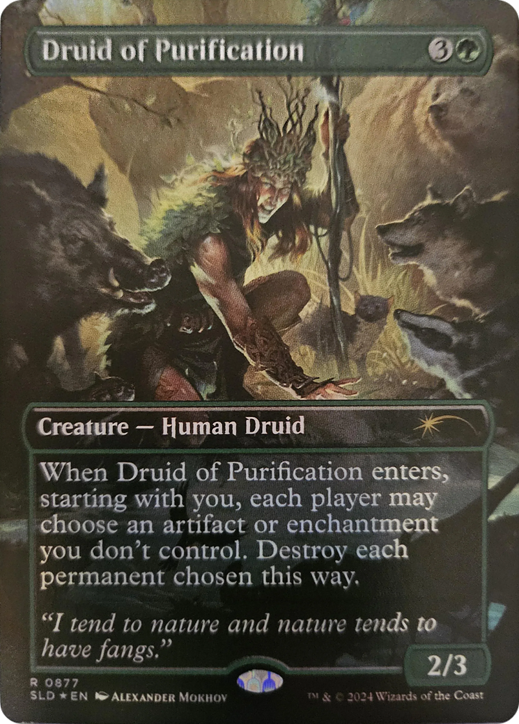 Druid of Purification (Rainbow Foil) [Secret Lair Drop Series] | Nerdhalla Games