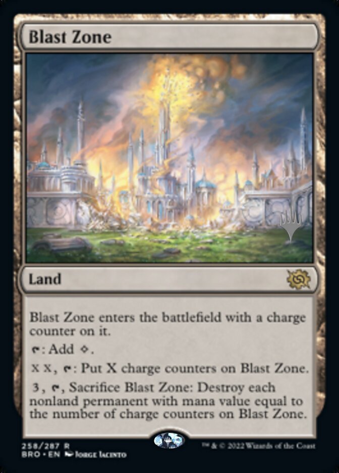 Blast Zone (Promo Pack) [The Brothers' War Promos] | Nerdhalla Games