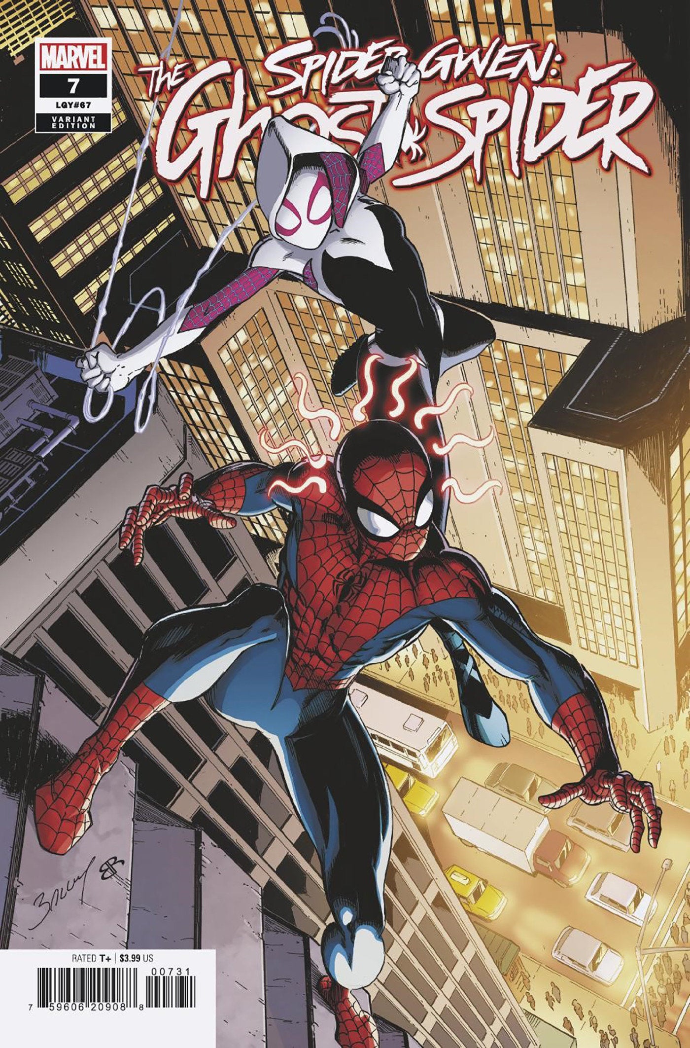 Spider-Gwen: The Ghost-Spider #7 Mark Bagley Variant | Nerdhalla Games